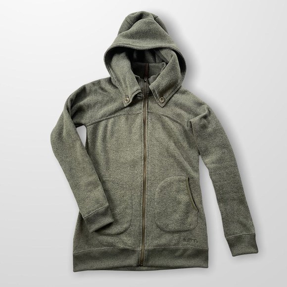 Burton Sweaters - Women's Olive Green Hooded Sweater